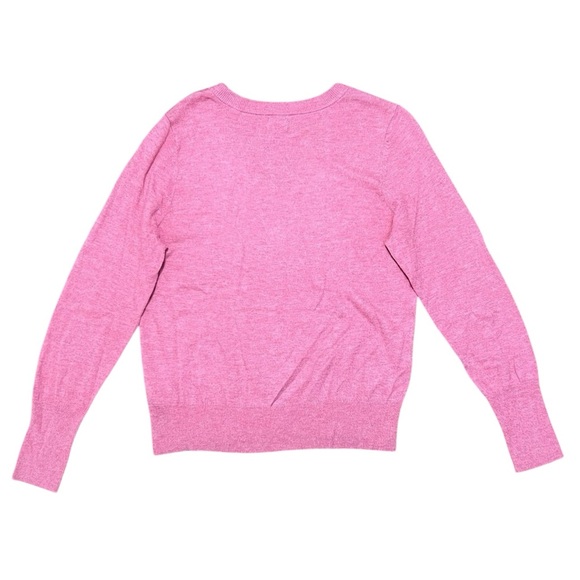 A New Day Women’s Pink V-Neck Sweater Size Medium - Picture 2 of 8